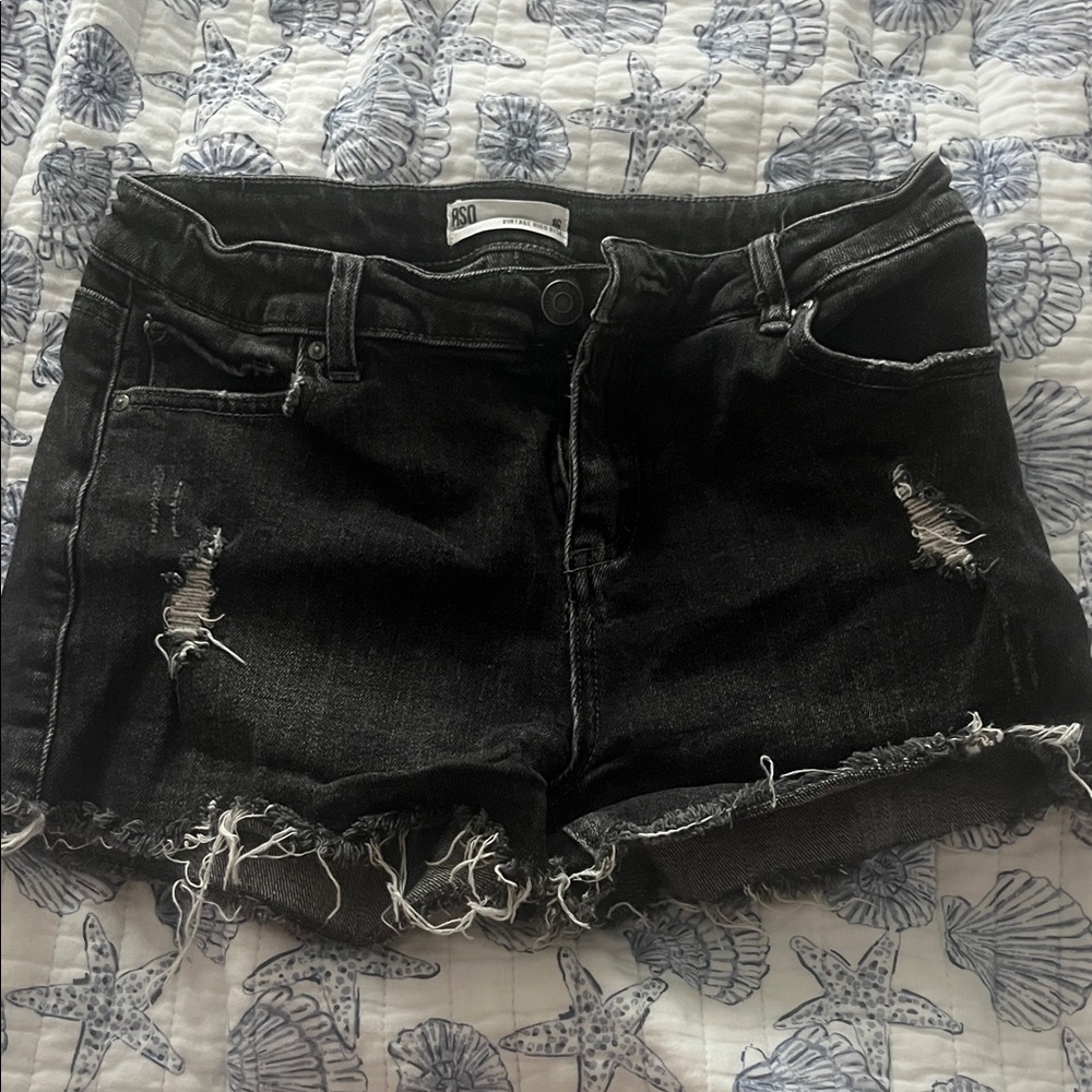 RSQ Vintage High Rise Black Denim